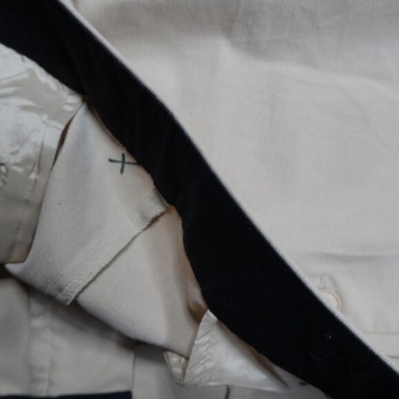 MEXX Women's Chinos Trouser Pants Wide Leg Cream NEW Sz 12 33x33 Stretch Cotton - Picture 8 of 13